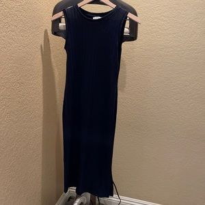 Warehouse midi fitted dress